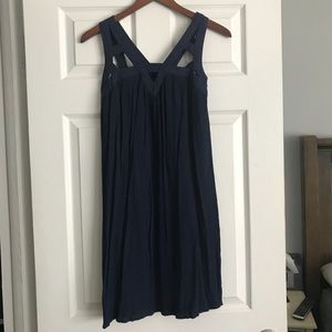 Navy Cutout Dress
